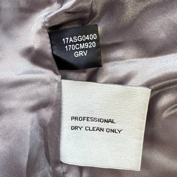 Kenneth Cole Gray Wool Blend Pea Coat, Size 14, Fully Lined - Picture 5 of 11